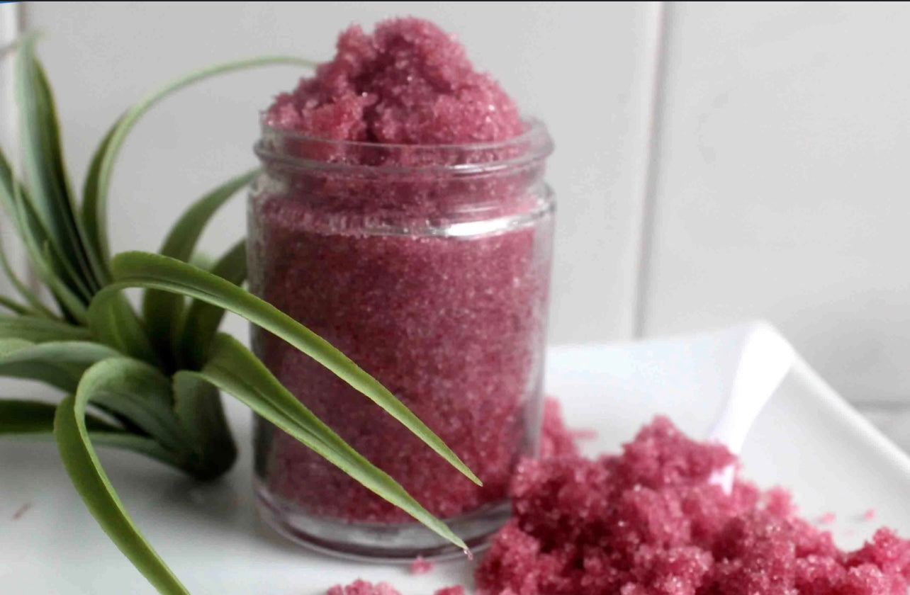 Hibiscus and Rose Face and Body Scrub